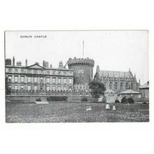 Dublin Castle, Ireland. Valentines Bromotone Series, Postcard.
