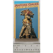 1990 Book of 30 Postcards - Antoni Gaudi - Barcelona