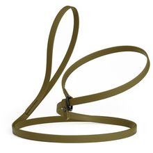Dog Pet Waterproof Slip Lead - W1/2" x L7' - Olive Drab Green