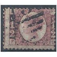 1870 SG48 1/2d Rose Plate 8 Good Used Check Letters "FL".