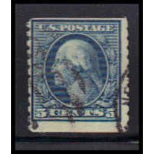 Used 496 5c George Washington Barely Clears K3833