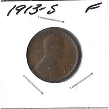 1913-S US Lincoln Cent F