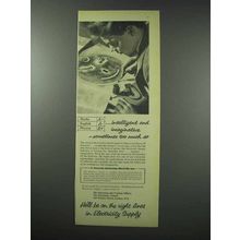 1959 Electricity Council Ad - Intelligent Imaginative