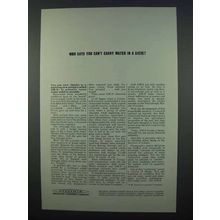 1962 American Cyanamid Ad - Carry Water in a Sieve