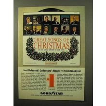 1964 Goodyear Great Songs of Christmas Album Ad
