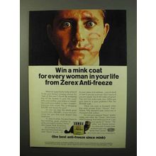 1964 Du Pont Zerex Anti-Freeze Ad - Win a Mink Coat