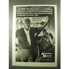 1969 American Mutual Ad - 50 Years Ago We Turned