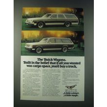 1977 Buick Century and Estate Wagons Ad - All You Wanted Was Cargo Space