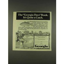 1977 Georgia Tourism Ad - It's Quite a Catch