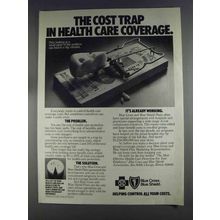 1980 Blue Cross Blue Shield Ad - The Cost Trap