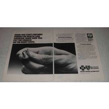 1980 Blue Cross Blue Shield Insurance Ad - Pennies