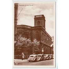 St Ann's Church Manchester RP Postcard M10