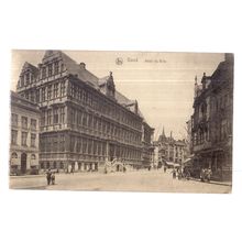 HOTEL de VILLE, GAND, BRUGES, BELGIUM used antique postcard not posted