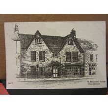 THE CAKE SHOP AND COFFEE ROOM, WOODSTOCK, OXFORDSHIRE, unused postcard