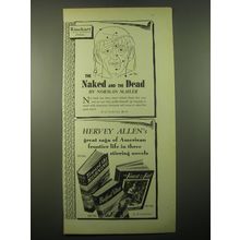 1948 Rinehart Publishers Advertisement - The Naked and the Dead by Norman Mailer
