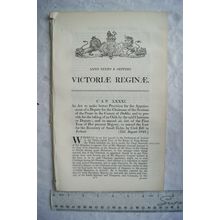 1843 Act of Parliament: Deputy for Chairman Sessions of Peace, Dublin