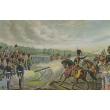 Royal Horse Artillery Rocket Practice at Plumstead Marches Postcard
