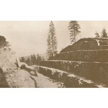 Fort Point Cut Central Pacific Railroad CPRR RPC Postcard