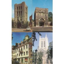 Cupola House Millenium Tower 4x Bury St Edmunds Suffolk Postcard s