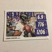 2020 Panini Football Baltimore Ravens Lamar Jackson Next Level Stats Card