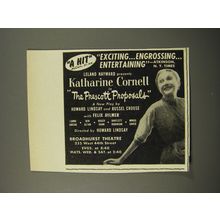 1954 The Prescott Proposals Play Ad - Exciting.. engrossing.. entertaining