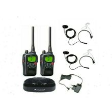 PAREJA DE WALKIE MIDLAND G9 PRO 30KM + CARGADOR DOBLE + LARINGOFONOS CON PTT