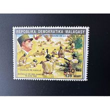 Madagascar 1992 Mi. 1392 I Général Charles De Gaulle 2ème Guerre Mondiale