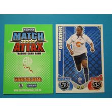 102. Ricardo Gardner - Bolton Wanderers - Match Attax 2010/11 Football Card EF1