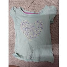 h + t pale green size 3 girl shirt top