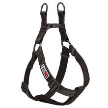 Flat Nylon Harness W3/4" L18"-25" Black M
