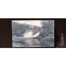 Coo. La Cascade et le pont en bois UNC 1908