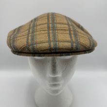 Kangol Plaid Flat Cap 80% Wool 20% Chlorofibre X/L NWT Unisex