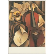 Raoul Hynckes - Stilleven met Cello, c.1980s - Art Unlimited Briefkaart
