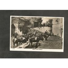 Postcard Devon Clovelly Donkey Stand