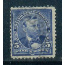 Used 281 5c Ulysses S. Grant Barely Clears M04765