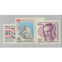 Austria Stamps Scott #1233 To 1235, Mint Never Hinged