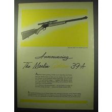 1957 Marlin Golden 39-A Rifle Ad - Announcing!
