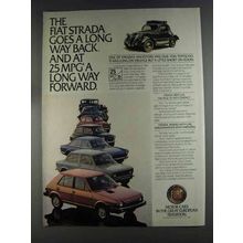 1980 Fiat Strada Ad - Goes a Long Way Back