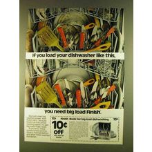 1980 Finish Detergent Ad - If You Load Like This