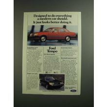 1984 Ford Tempo Ad - Everything a Car Should