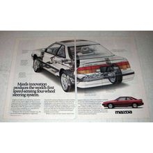 1989 Mazda MX-6 Ad - Speed-Sensing Steering System