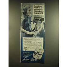1939 Scott ScotTissue Toilet Paper Ad - Something needs to be done about
