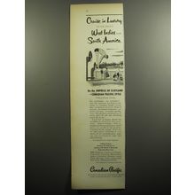 1951 Canadian Pacific Cruise Ad - Cruise in Luxury to the exotic West Indies