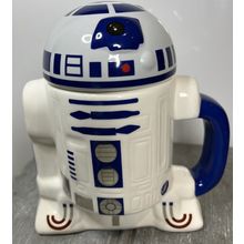 R2D2 STAR WARS 3D MUG with Lid CERAMIC