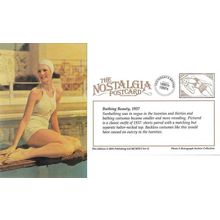 Postcard Ladies Fashions 1937 Bathing Beauty Costume Swimsuit - Nostalgia