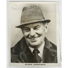 Paul Brown Signed Autographed Vintage Glossy 8x10 Photo : Cleveland Browns