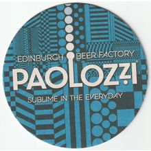 BEER MAT - EDINBURGH BEER FACTORY - PAOLOZZI - (Cat 001 ) - (2015)