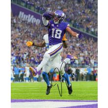 Autographed Justin Jefferson 8 x 10 Photo Signed Nice