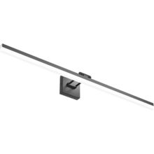 Ralbay 40" Modern LED Matte Black Bathroom Vanity Light 24W Adjustable Black Van