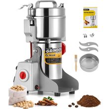 CGOLDENWALL 700G Electric Grain Grinder Mill Safety Upgraded 2400W High-Speed Sp